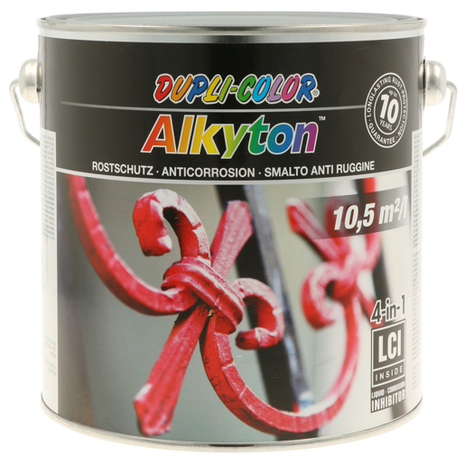 Dupli Color Alkyton Streichlack 2,5 lt 366000 silber Eisenglimmer